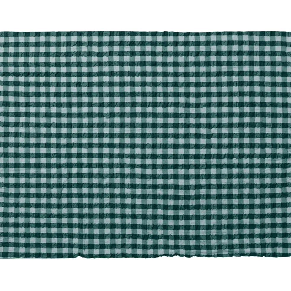 Bæk & Bølge Pillowcase 60x63 cm, Green/Pale Pink