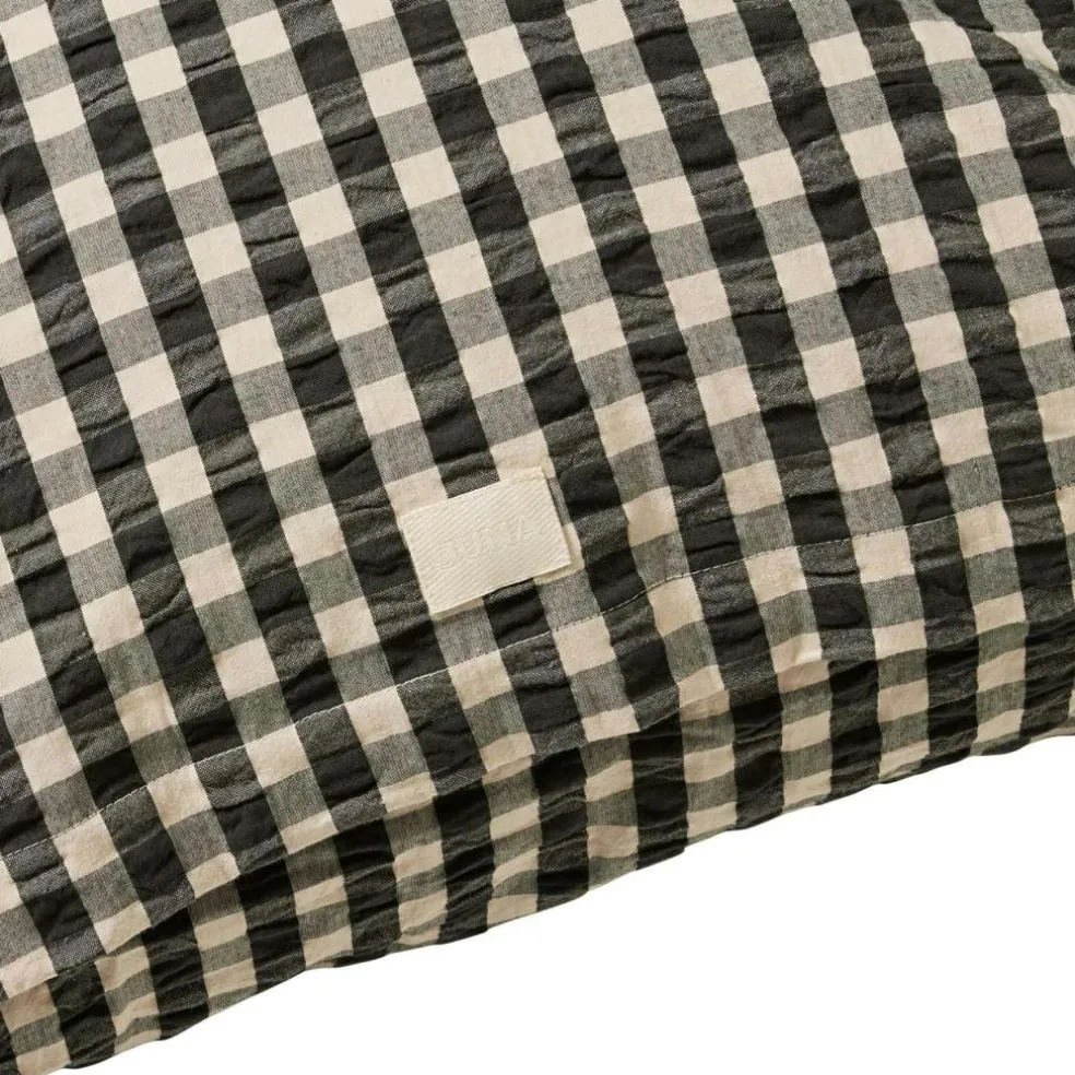 Bæk & Bølge Pillowcase 60x63 cm, Green/Pale Pink