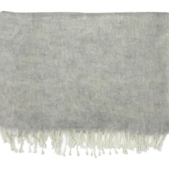 Blanket 130X170 cm, Beige/White
