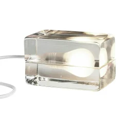 Block Lamp, Black Cable