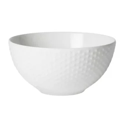 Blond Soup Bowl, White Dot