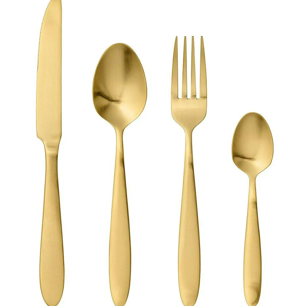 Bloomingville Cutlery set 4-Pcs, Gold