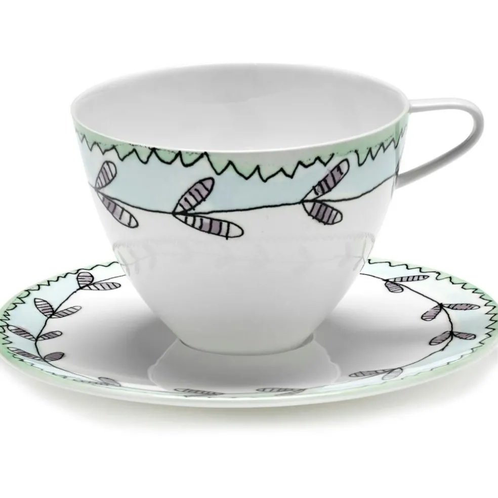 Blossom Milk Cappuccino Cup With Saucer