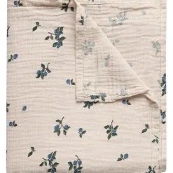 Blueberry Muslin Swaddle Blanket, 110x110 cm