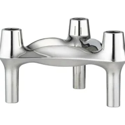 BMF Candle Holder, Brushed Chrome