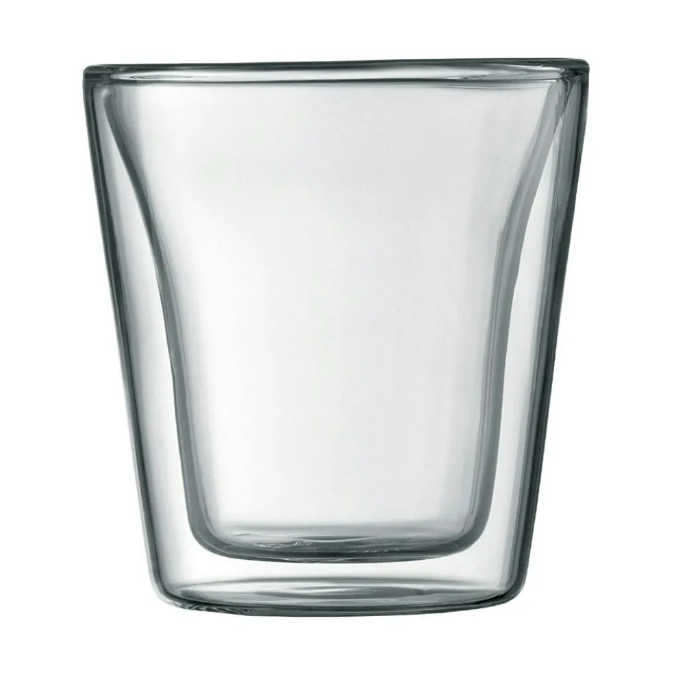 BODUM CANTEEN Double Wall Glass 10 cl, 6-pcs