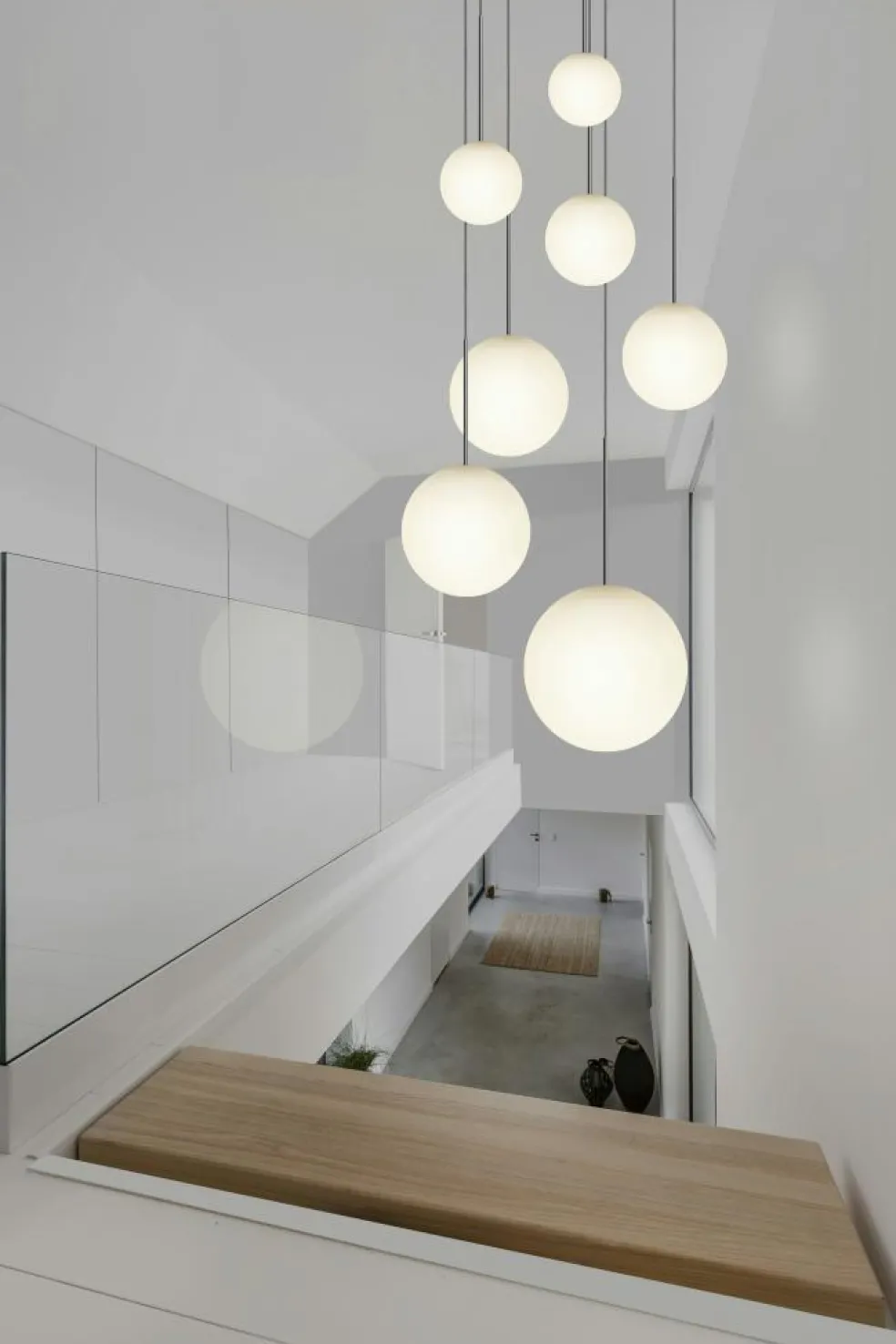 Bola Sphere Pendant 30,5 cm, Gun Metal