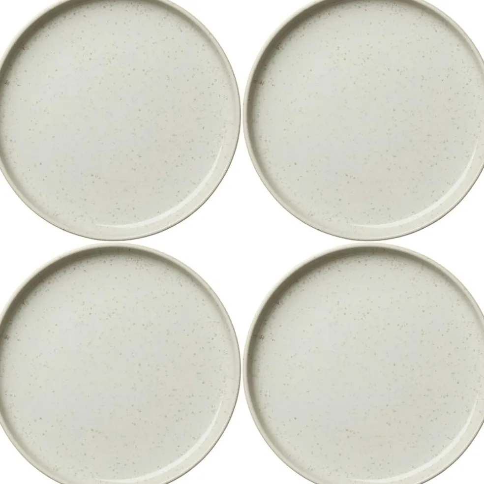 BON Plate 22 cm 4-pack, Ivory