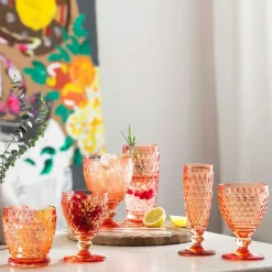 Boston Coloured Red Wine Glass 20 cl, Blue