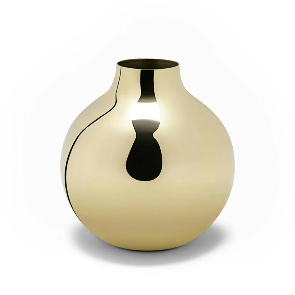 Boule Vase Large, Brass