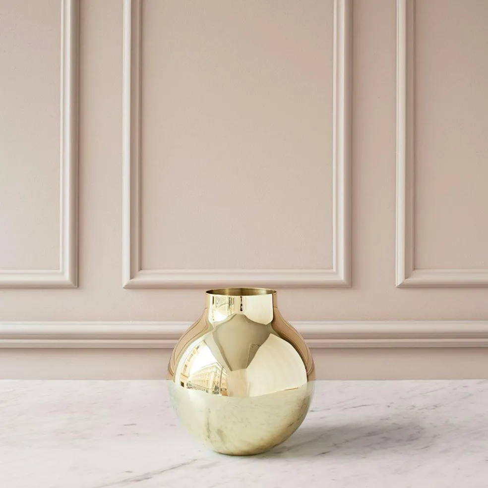 Boule Vase Large, Brass