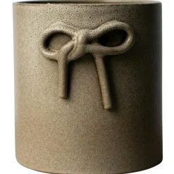 Bow Pot Ø10 cm, Beige