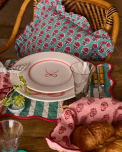 Bow Side Plate 22 cm, Black