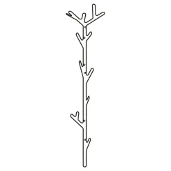 Branch Coat Rack, White