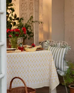 Breton Cushion Cover 40x40 cm, Green