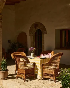 Breton Table Cloth 150x250 cm, Blue