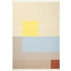 Brick Throw 125x170 cm, Light Yellow