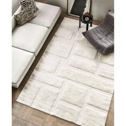 Bricks Rug 250x350 cm, Ivory