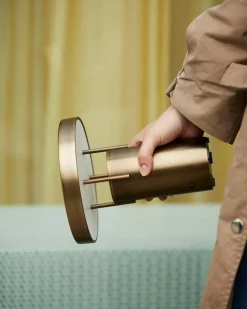 BringMe Mini Portable Lamp, Burnished Brass