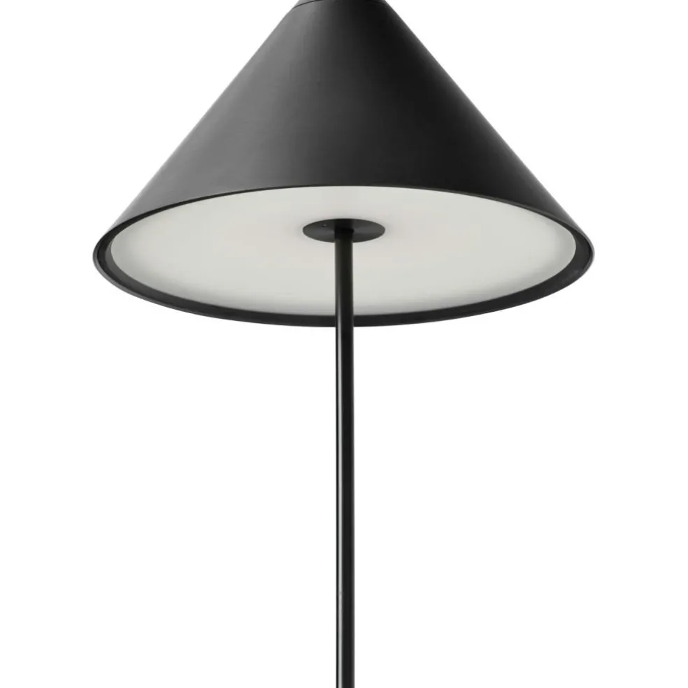 Brolly Table Lamp Portable, Linen