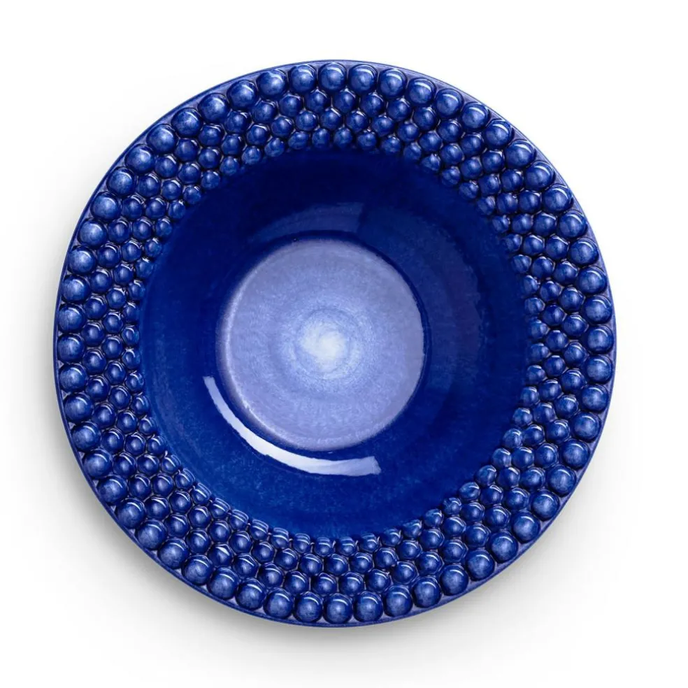Bubbles Soup Plate 25 cm, Blue