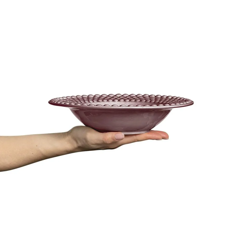 Bubbles Soup Plate 25 cm, Blue