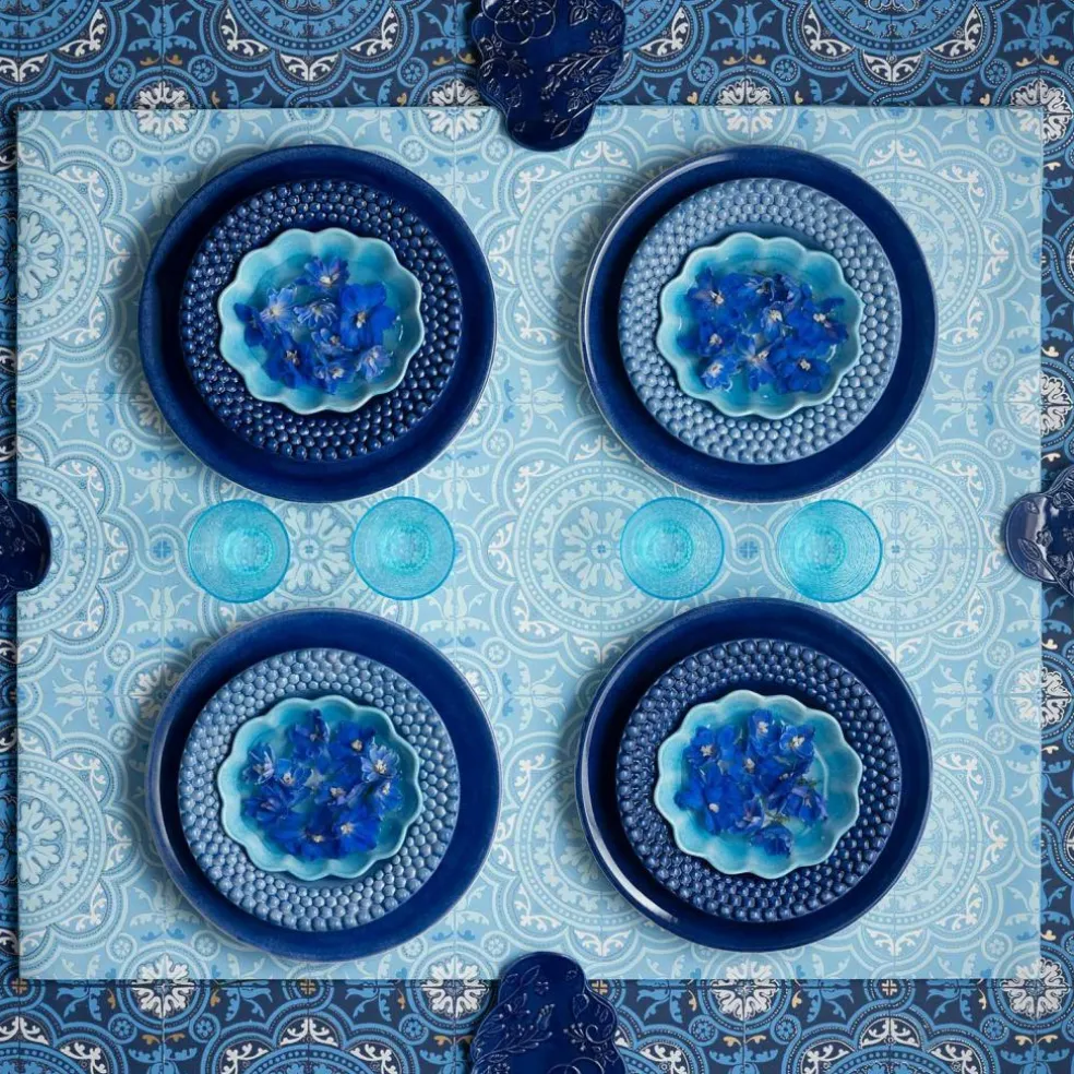 Bubbles Soup Plate 25 cm, Blue