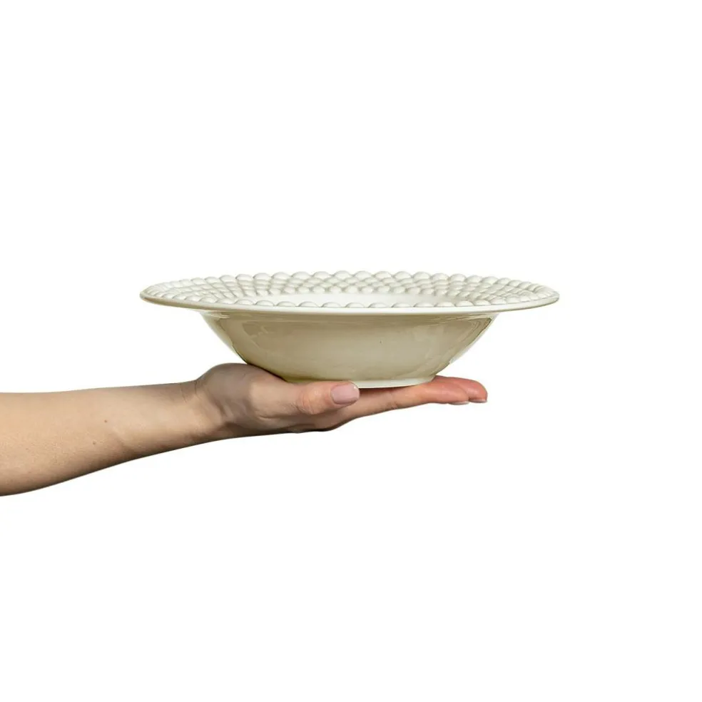 Bubbles Soup Plate 25 cm, Blue