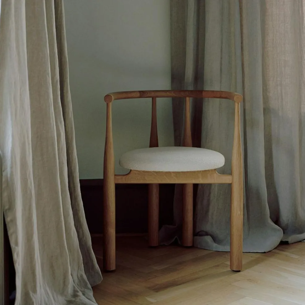 Bukowski Chair, Oak / Rattan