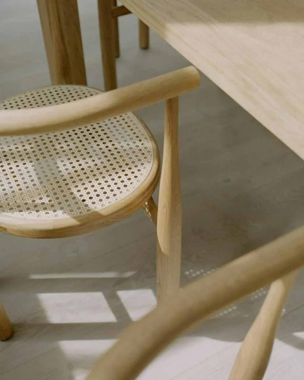 Bukowski Chair, Oak / Rattan