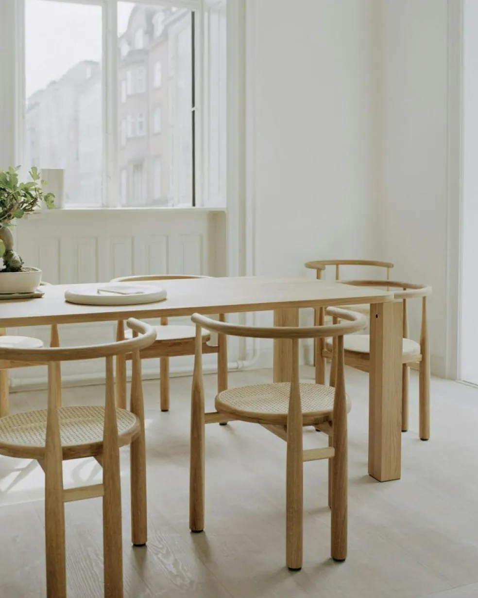 Bukowski Chair, Oak / Rattan