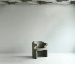 Burra Dining Chair, Ultra Leather Grey 41585