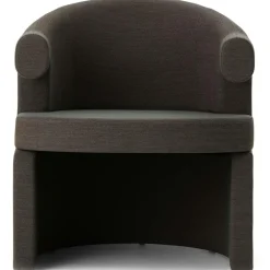 Burra Dining Chair, Ultra Leather Grey 41585