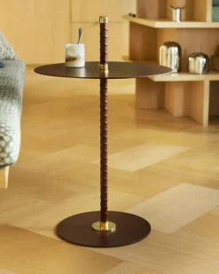 Cabaret Side Table, Burgundy