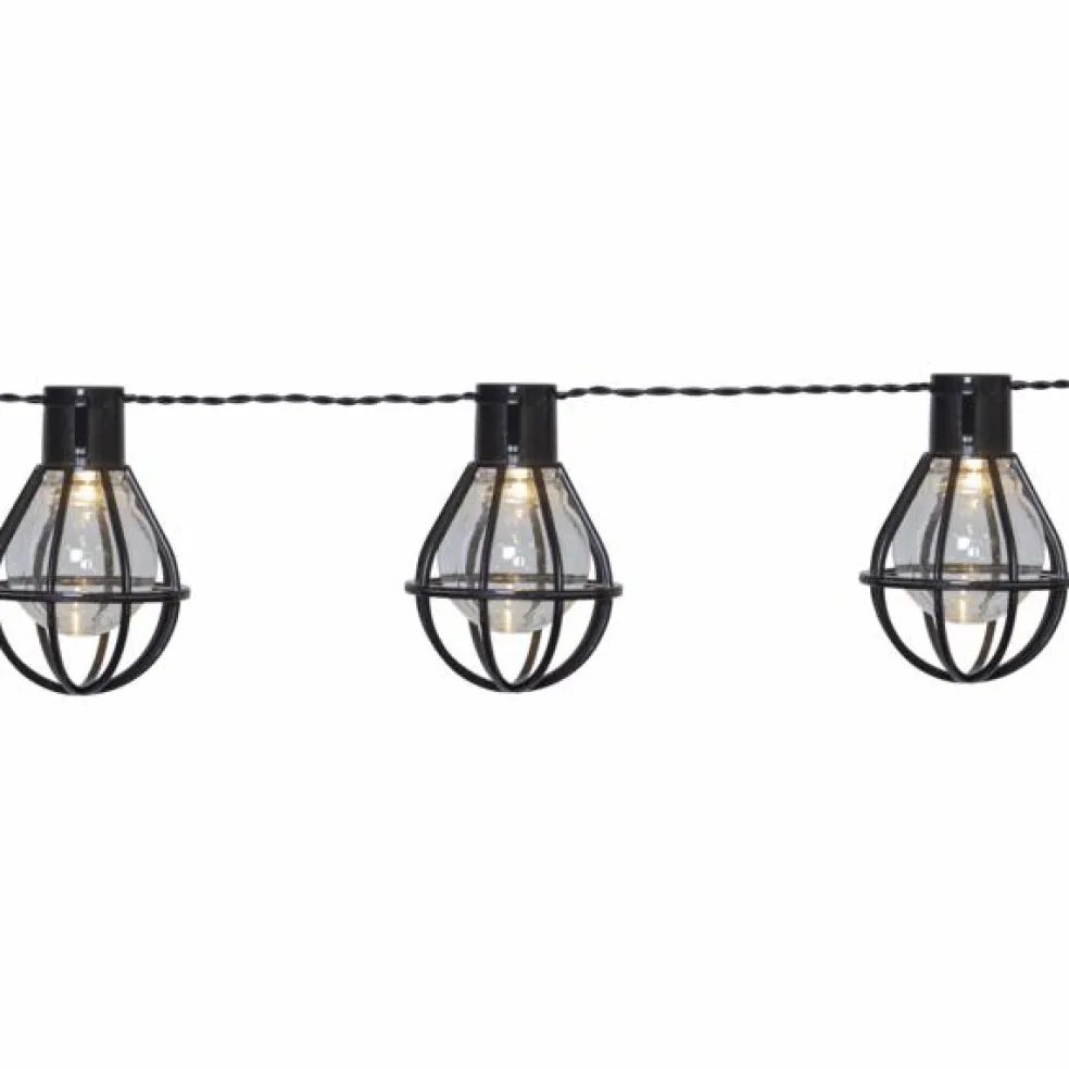 Cage String Light, Black
