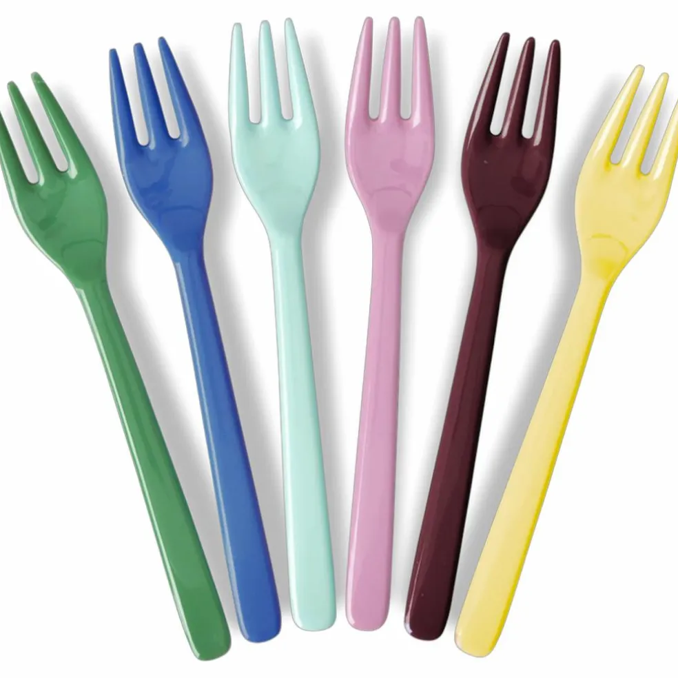Cake Fork Melamine 6-pack, Show Your True Colors