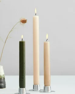 Candlestick Shiny Ø6 cm 2-pack, Shiny Silver