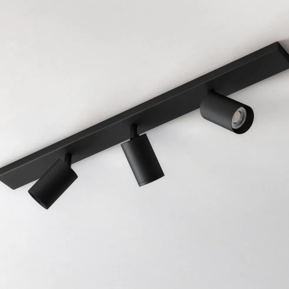 Canspot 57 Triple Bar Spotlight, White / Brass