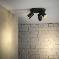 Canspot 57 Triple Round Spotlight, White