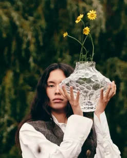 Canyon Vase 23 cm, Clear