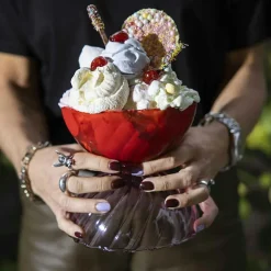 Carameli Bowl, Red / Pink