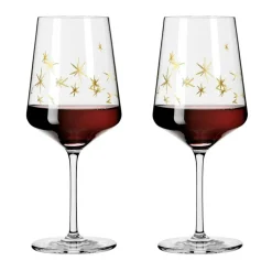 Celebration Deluxe Red Wine Glass Stars 2-pack, 54 cl