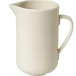 Ceramic Pisu Pitcher 75 cl, Vanilla White
