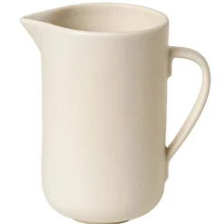 Ceramic Pisu Pitcher 25 cl, Vanilla White