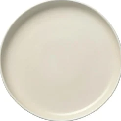 Ceramic Pisu Plate Ø26 cm, Vanilla White