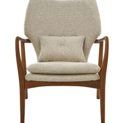 Chair Peggy Fabric Rough Ecru