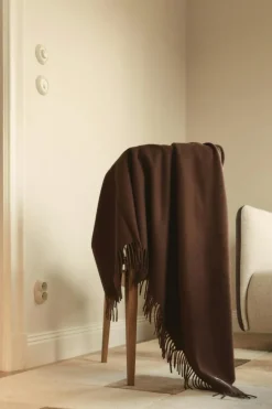 Checks Wool Rug Beige, 250x350 cm