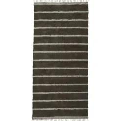 Chen Rug 90x200 cm, Dark Brown