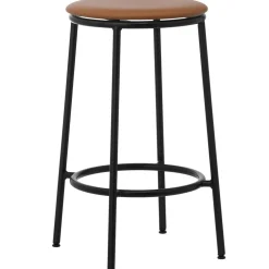 Circa Bar Stool 65 cm, Brown Leather / Ultra leather 41574