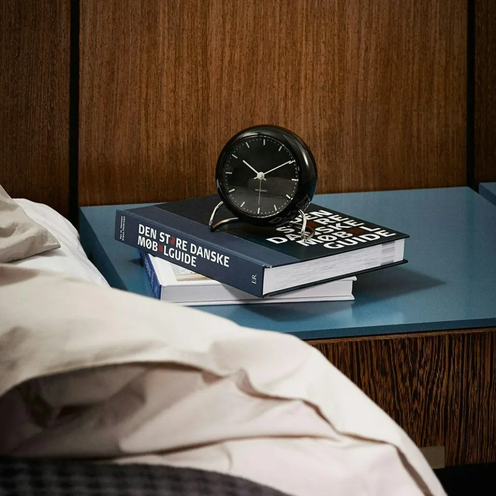 City Hall Table Clock, Sandy Beige